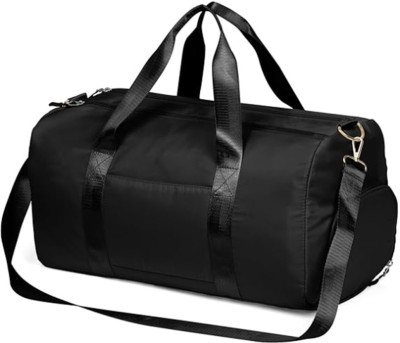 Tinsico Hand Duffel Bag - Flip Duf 2 - Black - Regular Capacity Gym Duffel Bag