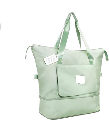 Elikon (Expandable) Expandable & Foldable water proof Travel Duffle, Vanity Bag, hand bag for Women Duffel Without Wheels