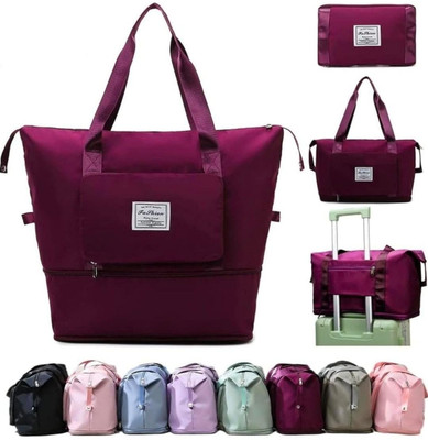 CPN (Expandable) Foldable Duffle Bag for Traveling Waterproof Expandable & Large Capacity Duffel Without Wheels