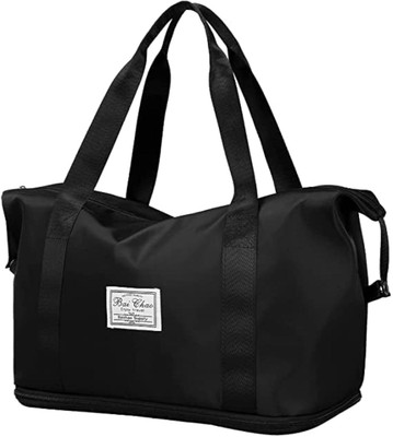 DEKIYANZ (Expandable) Foldable Travel Duffel Bag, Large Capacity Folding Travel Bag Duffel Without Wheels