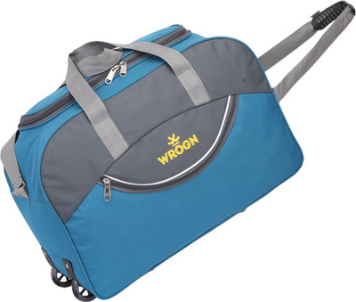 WROGN (Expandable) Premium 55L Unisex Laguauge Bag For Tour & Travel Duffel With Wheels (Strolley)