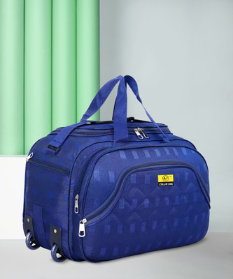Inte Enterprises (Expandable) 60L Fabric Travel Duffle bag Duffel With Wheels (Strolley)