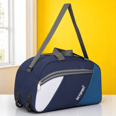 sky spirit 40 Litres Duffle Bag – Travel with Ease & Style For Men And Women Duffel With Wheels (Strolley)