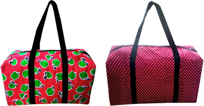 HDP Expandable Beautiful print cloth Travel Duffel Bag_Stylish_bags Duffel Without Wheels