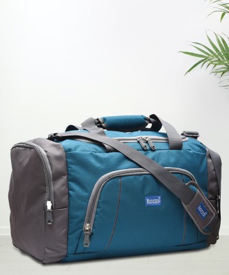 Rozen (Expandable) 60 Liters 22 inch Skyblue Heavy Dutty Travel Luggage Bag Duffel Without Wheels