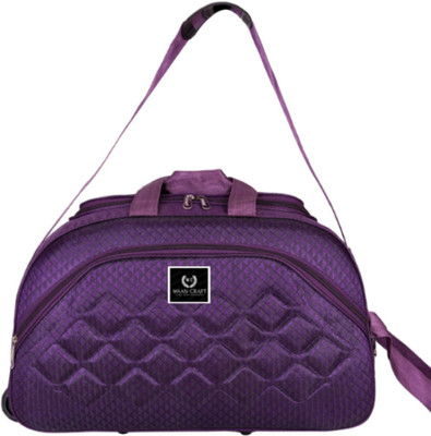 Waan Craft (Expandable) LEEMBOSS-PLAIN Duffel With Wheels (Strolley)