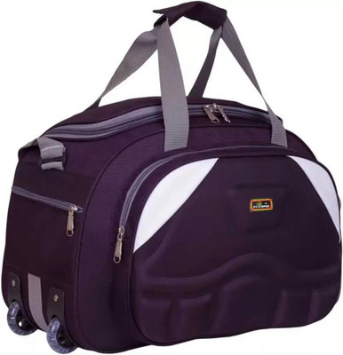 Inte Enterprises (Expandable) 60L Fabric Travel Duffle bag Duffel With Wheels (Strolley)