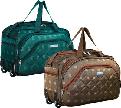 LUGZY 22 inch/55 cm (Expandable) DUFFEL BAGS Duffel With Wheels (Strolley)