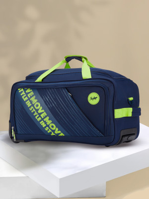 SKYBAGS Glam - 55 Travel Bags/Duffle Bag - Blue & Green Duffel With Wheels (Strolley)