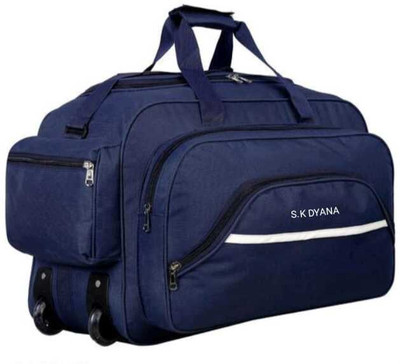 S.K.DAYNA (Expandable) Lightweight Travel - Large Capicity Duffel With Wheels (Strolley)