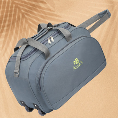 AAZAA (Expandable) Nice quality Travel bag with wheels Duffel With Wheels (Strolley)
