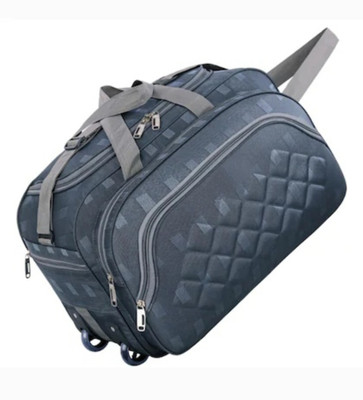 K.S ENTERPRISES (Expandable) unisex expandable waterproof polyester lightweight duffel baglarge capacity Duffel With Wheels (Strolley)