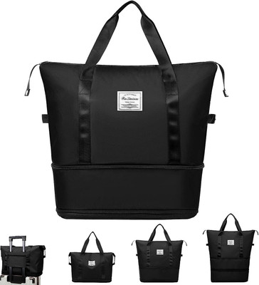 AAPXI (Expandable) Large Capacity Expandable Foldable Travel Duffel Bag for Women Duffel Without Wheels