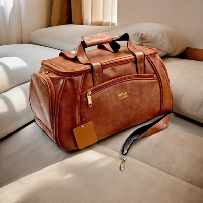 Haya Travels Druffle Bags (TAN) Duffel Without Wheels