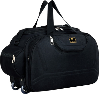 pryde (Expandable) Duffle Wheeler Bag for Travel Luggage Bag with Adjustable Handle Large Capacity Duffel With Wheels (Strolley)