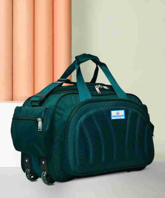 Riz Enterprise (Expandable) Duffle Medium Size Travel Bag 2 Wheels With Cabin Size 3 Compartment Duffel With Wheels (Strolley)