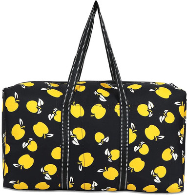 Turtulsgroup (Expandable) TT Turtuls Group Black & Yellow Combination Travel Duffels Bag Duffel Without Wheels
