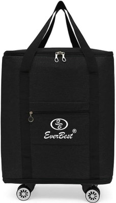 EverBest (Expandable) Expandable Foldable Duffel Bag with Detachable Wheels Rolling Travel Bag Duffel With Wheels (Strolley)