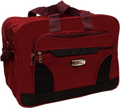 SuiDhaga PU Red Medium Size Modi Bag (Dimension : 44*21*30 CM) Duffel Without Wheels