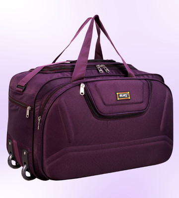 alias (Expandable) Travel Duffel Weekender Bag with 2 Wheels and Adjustable Shoulder Strap Duffel With Wheels (Strolley)