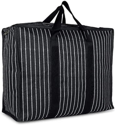 ST Mark (Expandable) DC Canvas Bag (Black) 1Pcs_16 Duffel Without Wheels