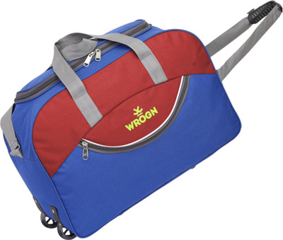 WROGN (Expandable) Premium 55L Unisex Laguauge Bag For Tour & Travel Duffel With Wheels (Strolley)