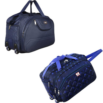 TRENDLINK (Expandable) SB-WB-27-28 / TL-WH-BLUE-BOX-001 Duffel With Wheels (Strolley)