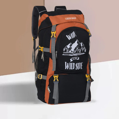 LIKER BAG (Expandable) 65-L Travel Backpack For Outdoor Sport Hiking Trekking Bag Camping Rucksack Duffel Without Wheels