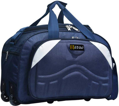 SAKSHI FASHION (Expandable) Fabric Travel Duffel Bags for Men and Women Duffel With Wheels (Strolley)