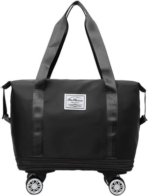 LOGGIN (Expandable) Rolling Duffle Bag with Wheels, Expandable Foldable Duffle Bag with Wheels Duffel With Wheels (Strolley)