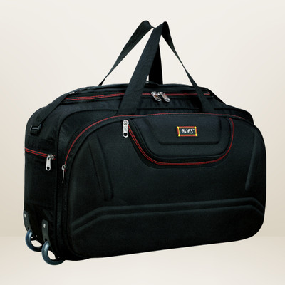 alias 22 inch/55 cm 56 cm Polyester & Synthetic softsided Duffel Strolley Travel bag 2 Wheels Duffel With Wheels (Strolley)