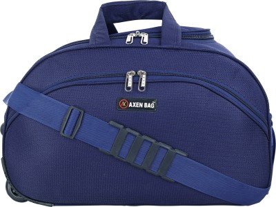 Axen (Expandable) 60Ltr Hand Duffel Bag -Trolley Travel Bags, Tourist Bags Suitcase, Luggage Bag. Duffel With Wheels (Strolley)