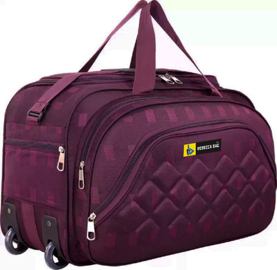 (Expandable) 60L Strolley Duffel with wheels (56 Cm) Duffel With Wheels (Strolley)