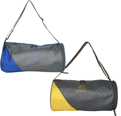 RC REXCUIR (Expandable) Combo Gym Bag with Shoe Compartment Combo Set, Gym Bag For Men and Women Gym Duffel Bag