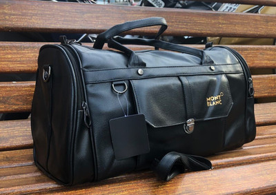 Haya (Expandable) DUFFLE BAG 01- BLACK Duffel Without Wheels