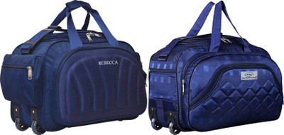 REBECCA 20 inch/50 cm (Expandable) The duffel bag for limitless adventures Duffel With Wheels (Strolley)