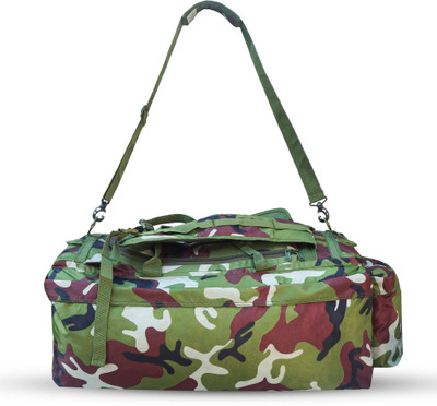 AZAD (Expandable) 150 L ARMY DUFFLE BAG WITH EXTRA PACE 3 BIG SIDE POCKET PROTECTED BASE Duffel Without Wheels