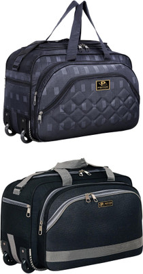 pryde (Expandable) @A6 & TOR1-BLACK_@ Duffel With Wheels (Strolley)