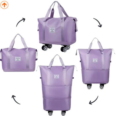 GrabNest (Expandable) Duffel Trolley Bags for Travel,Luggage Bags for Travel (MULTICOLOUR) Duffel With Wheels (Strolley)