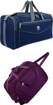 pryde (Expandable) @AIR-W-NBLUE & AM-1L_@ Duffel With Wheels (Strolley)