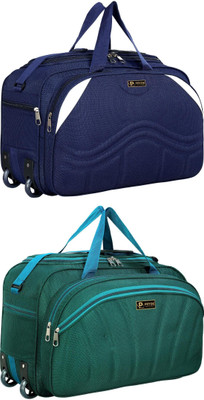 pryde (Expandable) @AF3 & AL6-GREEN_@ Duffel With Wheels (Strolley)
