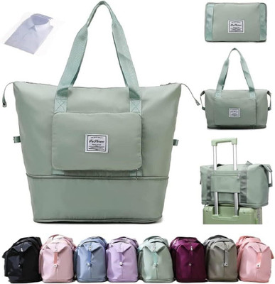PRANCING UNICORN (Expandable) Expandable Large Capacity Folding Bag, Travel Waterproof Carry Travel Bag Duffel Without Wheels