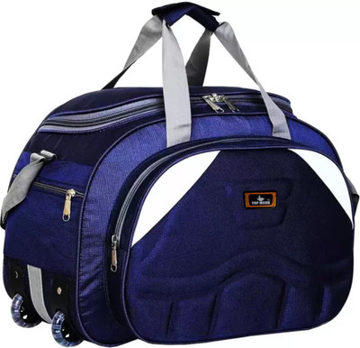 TOPMOON FASHION (Expandable) Travel Duffel Luggage Bag With Wheels For Men and Women Duffel With Wheels (Strolley)