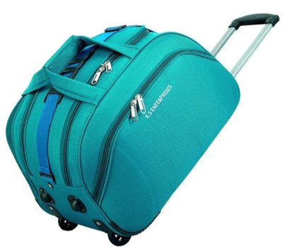 K.S ENTERPRISES (Expandable) Strolley Duffel Trolley Bag - Luggage Travel Duffel Bag with 2 wheels Duffel With Wheels (Strolley)