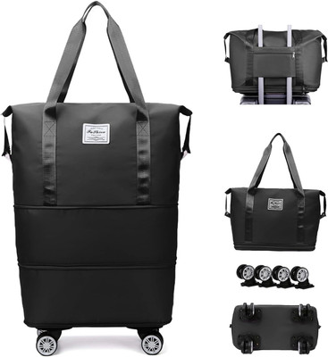 Artify (Expandable) Rolling with Wheels, Expandable Foldable Duffel With Wheels (Strolley)