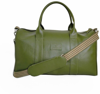 STOIC (Expandable) Faux Leather Stylish Weekend travel Duffle bag Duffel Without Wheels