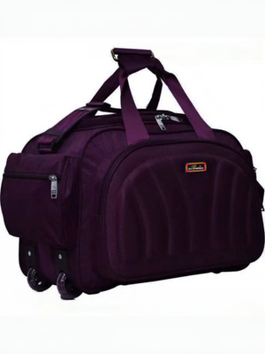Inte Enterprises (Expandable) Travel for Men and Women - Large Capacity Duffel With Wheels (Strolley)