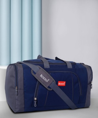 Rozen (Expandable) 60 Liters 22 inch Navyblue Heavy Dutty Travel Luggage Bag Duffel Without Wheels