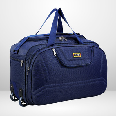 alias 22 inch/55 cm travel bag unisex polyester synthethic fabric lightweight Duffel With Wheels (Strolley)
