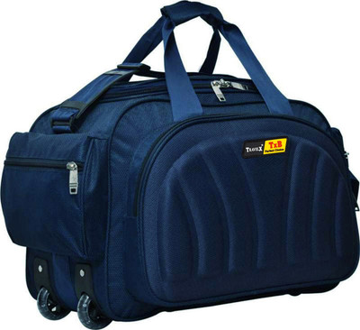 TRAVELX (Expandable) new_60 L Strolley Duffel Bag - the super premium heavy duty Duffel With Wheels (Strolley)